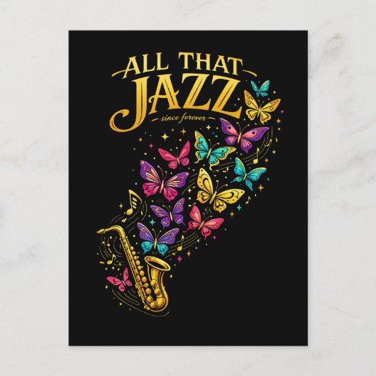 All That Jazz Briefkaart (Voorkant)