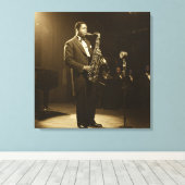  All That Jazz, by Natasha Us   Canvas Afdruk (Insitu (Houten vloer))