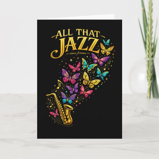 All That Jazz Feestdagen Kaart (Voorkant)