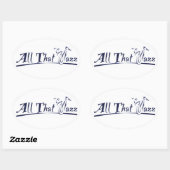 All that Jazz Ovale Sticker (Vel)