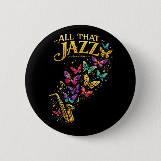 All That Jazz Ronde Button 5,7 Cm (Voorkant)