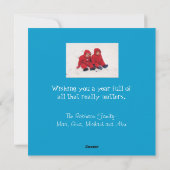"All That Matters" Kerst fotokaart Feestdagenkaart (Achterkant)