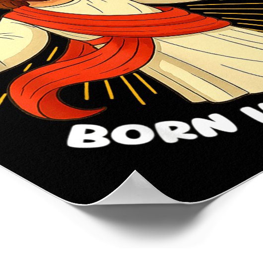 All The Cool People Are Born In December Funny Quo Poster (Hoek)