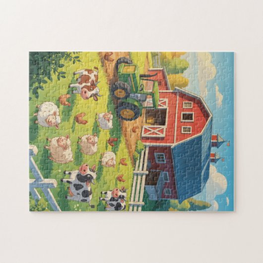 All the Farm Animals Legpuzzel (Horizontaal)
