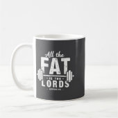 All The Fat Is The Lords Funny Christian Workout G Koffiemok (Links)