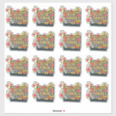 All the Flowers Festival Logo Sticker (Vel)