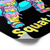 All The Pretty Girls Squat Like This Ice Cream Sof Poster (Hoek)