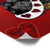'All the Queen's Hearts' Print (Hoek)