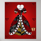 'All the Queen's Hearts' Print (Voorkant)