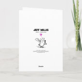 ALL THE WARM & FUZZIES beroemd gemaakt door Jeff W Feestdagen Kaart (Achterkant)