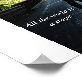 All the world is a stage! poster (Hoek)