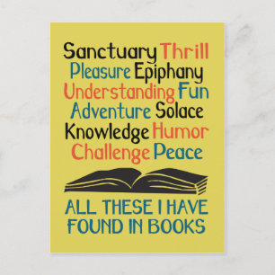 All These I Have Found in Books Briefkaart