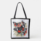 All Things Butterflies Callicore kolyma Black Whit Tote Bag (Achterkant)