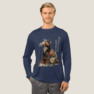 "All Things Change" Japanse Kat in Kimono Tri-Blend Shirt
