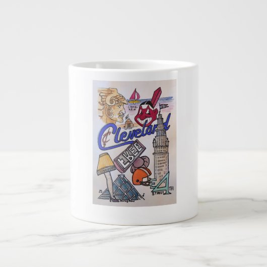 All Things Cleveland Coffee of Theemok Grote Koffiekop (Voorkant)