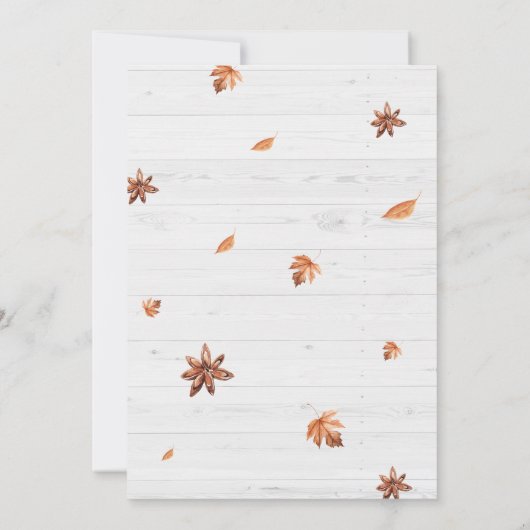 All Things Fall Festival Party Invitation Kaart (Achterkant)