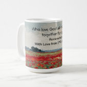 All Things for Good" Personalized Bible Verse Mug Koffiemok (Voorkant links)