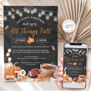 All Things Herfst Uitnodiging