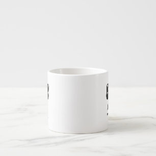 All Tied Up In Style-beker – Elegante Zwarte Strik Espresso Kop