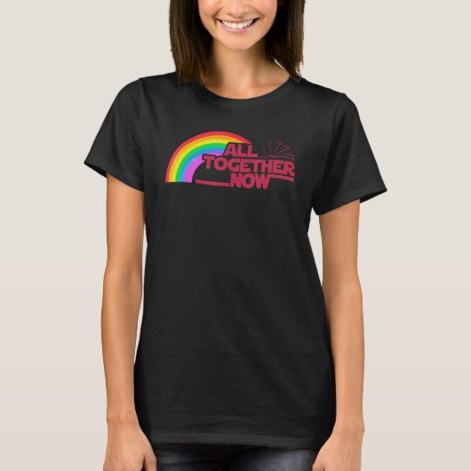All Together Now Summer Reading 2023 Rainbow Book  T-shirt (Voorkant)