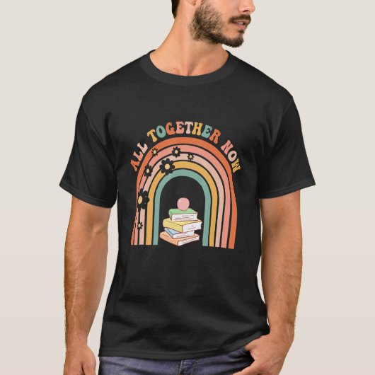 All Together Now Summer Reading 2023 Rainbow Book  T-shirt (Voorkant)