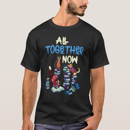 All Together Now Summer Reading Program 2023 Book T-shirt (Voorkant)