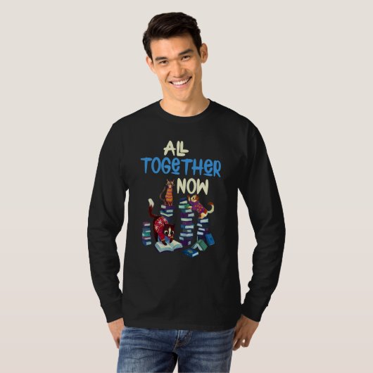 All Together Now Summer Reading Program 2023 Book  T-shirt (Voorkant volledig)