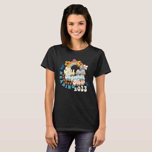 All Together Now Summer Reading Program 2023 Book T-shirt (Voorkant volledig)