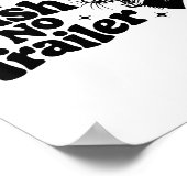 All Trash No Trailer Redneck Ironic Ossum Quote Gi Poster (Hoek)