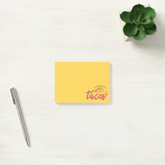 All tuesdays lead to tacos post-it® notes (Kantoor)