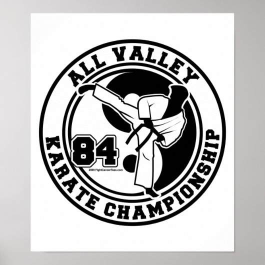 All Valley Karate Cup Poster (Voorkant)
