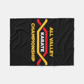 All Valley Karate Toernooi December Evenement Fleece Deken (Voorkant (Horizontaal))