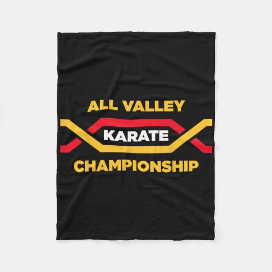 All Valley Karate Toernooi December Evenement Fleece Deken (Voorkant)
