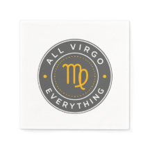 All Virgo Everything Officiële Logo Cocktailservet