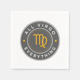 All Virgo Everything Officiële Logo Cocktailservet Servet