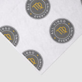 All Virgo Everything Signature Patroon Tissue Tissuepapier (Detail)