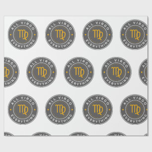 All Virgo Everything Signature Patroon Verpakking Cadeaupapier