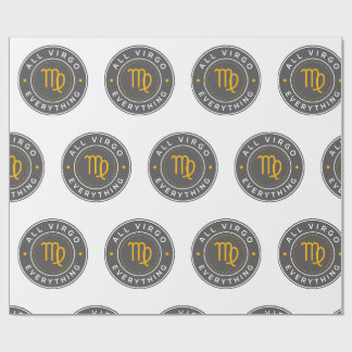 All Virgo Everything Signature Patroon Verpakking Cadeaupapier