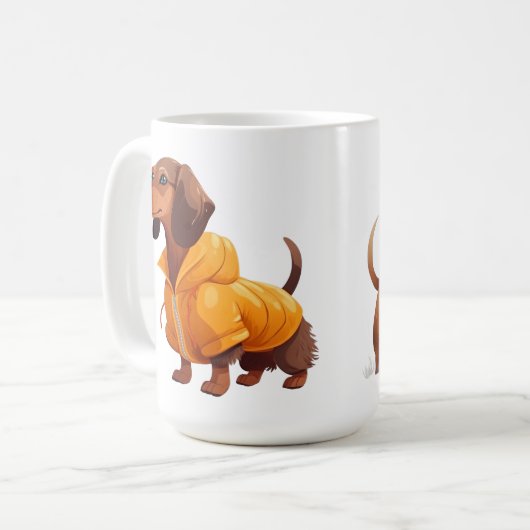 All-Weather Friend Sausage Dog Mok (Voorkant links)