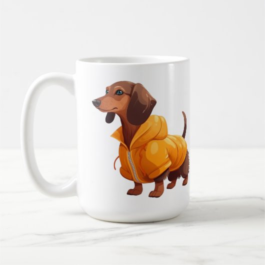 All-Weather Friend Sausage Dog Mok (Links)