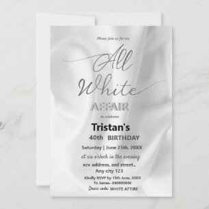 All White-feest of All White-party Kaart