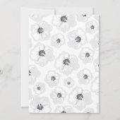 All White Summer Party Kaart (Achterkant)