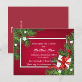 All Wrapped Holiday Invitation van 4,25 inch x 5,5 Feestdagenkaart