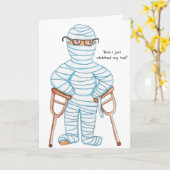 All Wrapped Up Get Well Kaart (Gele Bloem)