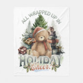  all wrapped vakantie fleece deken (Voorkant)