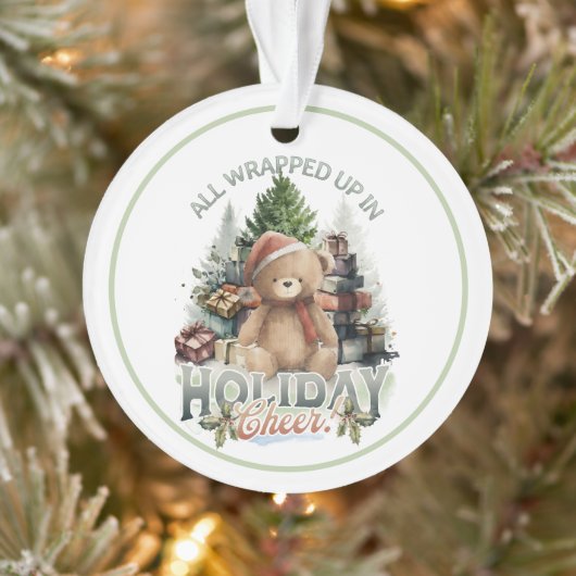  all wrapped vakantie ornament (Boom)