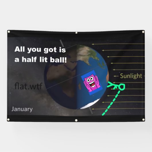 All you got is a half lit ball! Banner (Horizontaal)