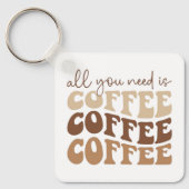All you need is coffee coffee coffee Keychain (Voorkant)