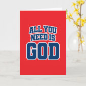 All you need is God Kaart (Gele Bloem)