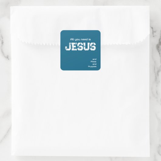 All You Need is Jesus Sticker 2 (Tas)